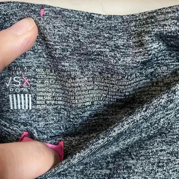 VSX Sport‎ Knockout Capri Leggings Gray Size XS - Picture 7 of 11